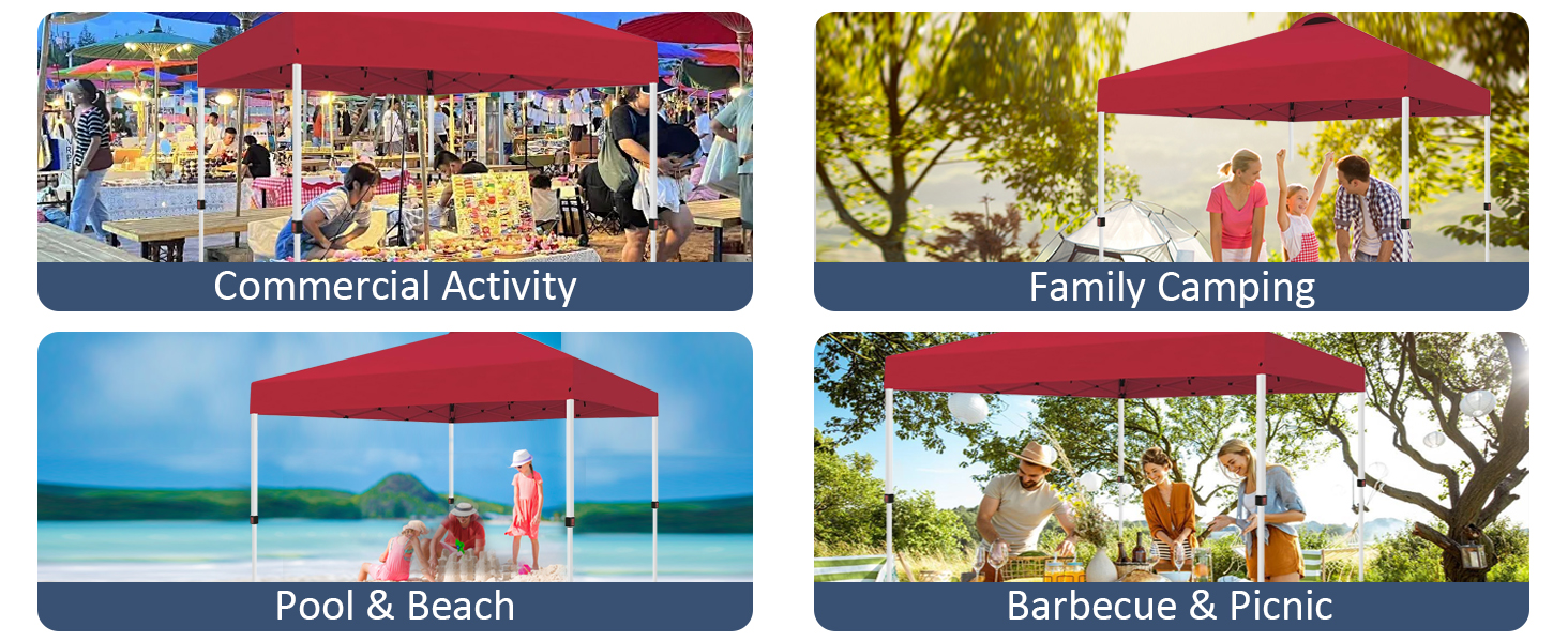 10x10 pop up foldable canopy tent