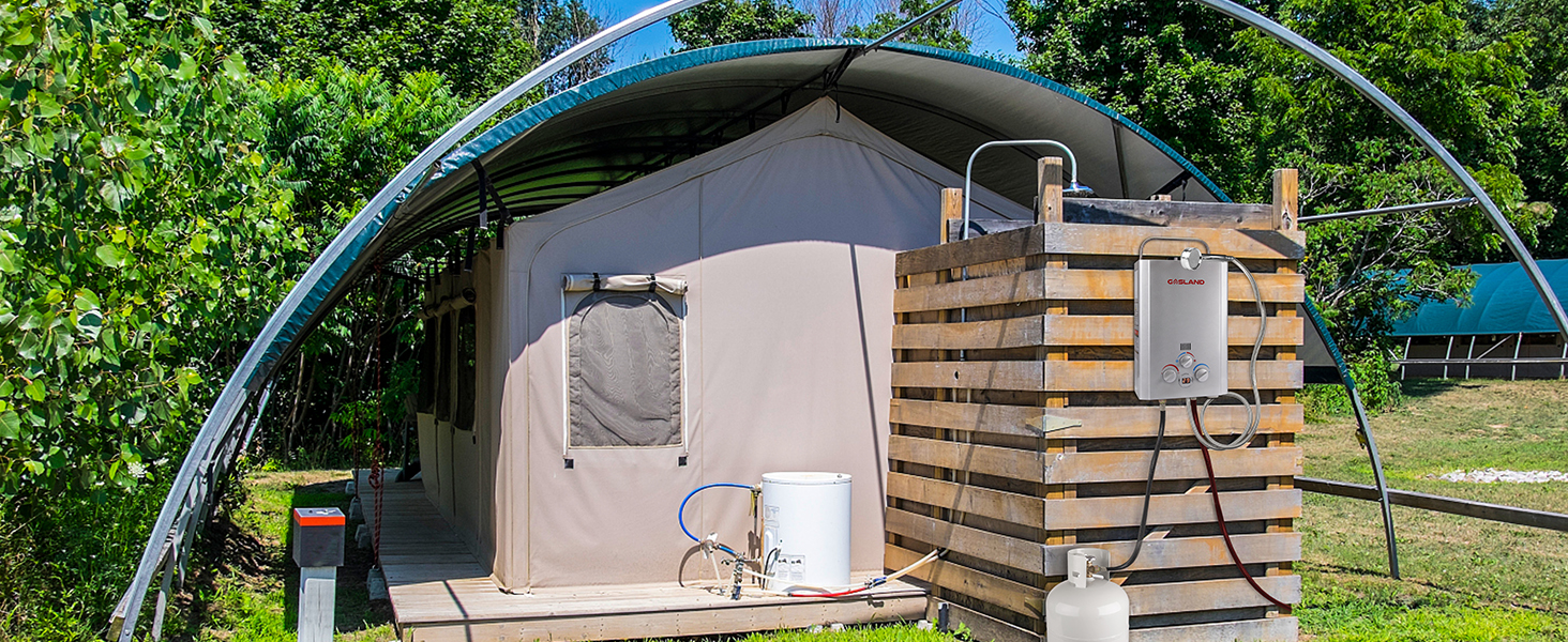 propane camping water heater