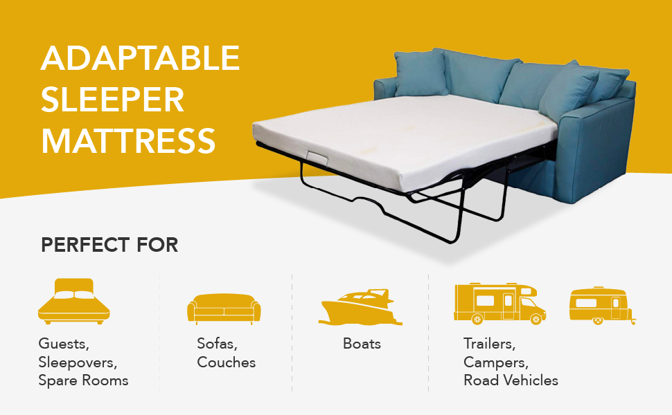 colch&oacute;n de espuma viscoel&aacute;stica de gel para sof&aacute; cama