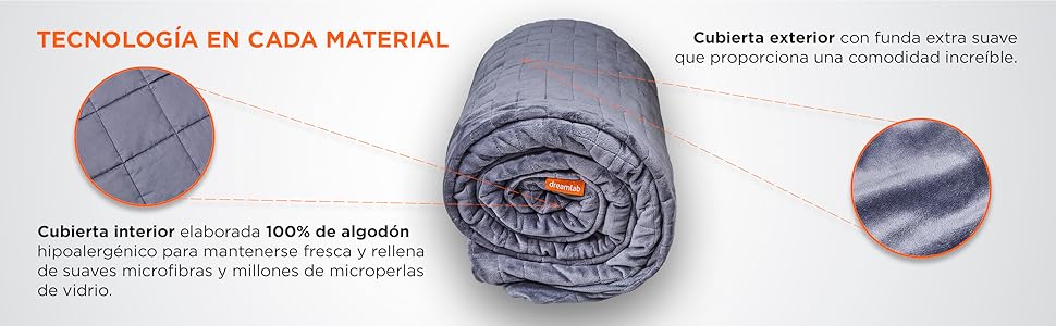 manta,pesada,cobija, dreamlab, descanso, 