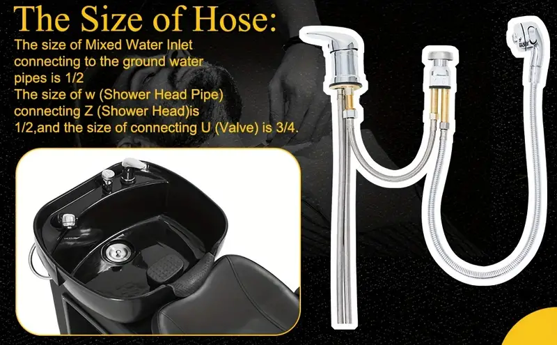 Sill&oacute;n de   con  ,   de champ&uacute;   ABS, estaci&oacute;n de   de fregadero,   de spa y sal&oacute;n. detalles 1