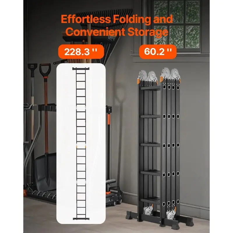 multi purpose folding   in 1   19ft reach height for work details 5