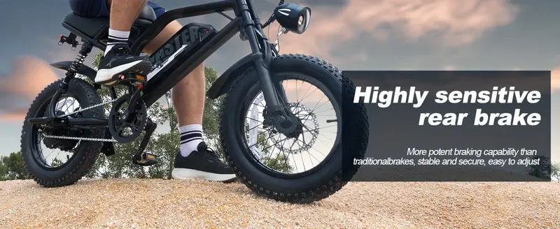 eléctrica, eléctrica de montaña adultos, eléctrica de 16 pulgadas con neumáticos gruesos, asiento más , de de 800 W, batería extraíble de 36 V/12.8 Ah, suspensión de horquilla delantera, 20 MPH, eléctrica de montaña de 35 , de y desplazamientos. detalles 4