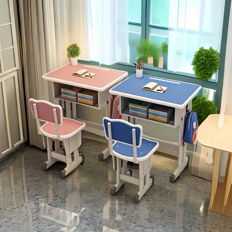 juego de escritorio y silla para niños detalles 2