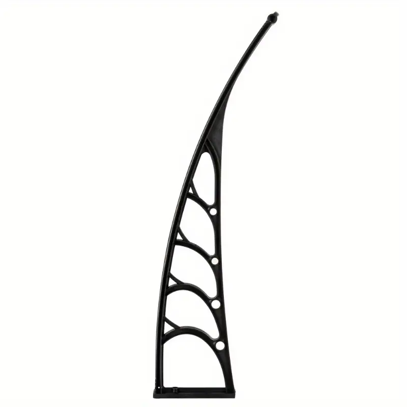     puerta de 1 pieza, 118x37.8 pulgadas ( 96cm),     con soportes negros, Sombreador de policarbonato,   de   delanteras y traseras,   resistente       exteriores detalles 9