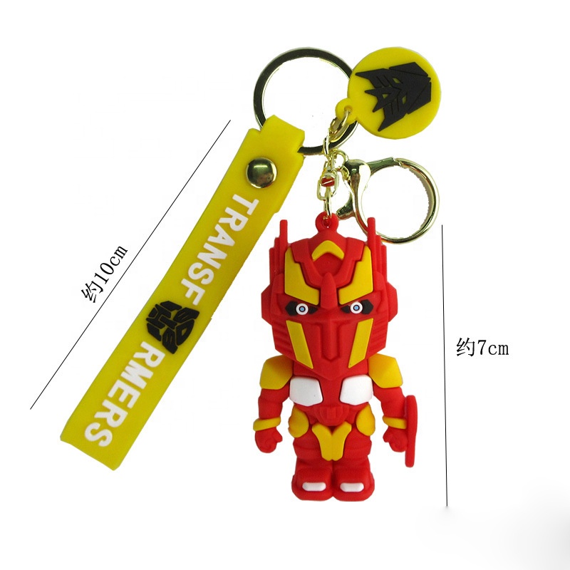 2D/3D PVC Keychains Cartoon