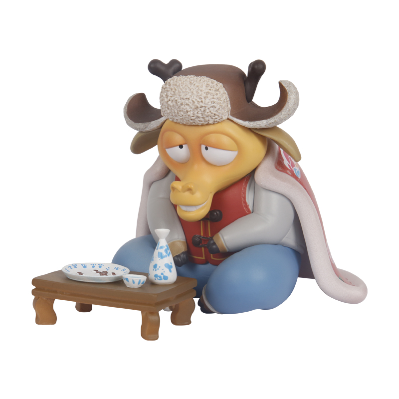 3D PVC Northeastern Family Toy