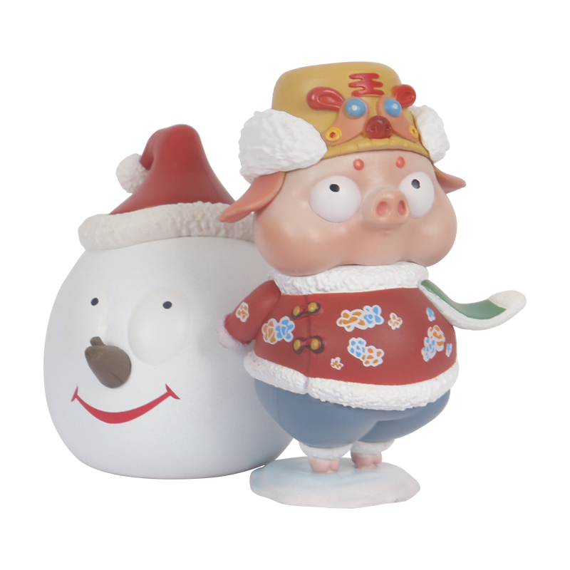 3D PVC Northeastern Family Toy