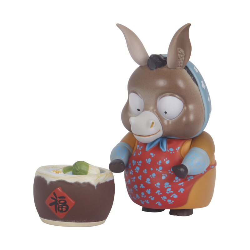 3D PVC Northeastern Family Toy