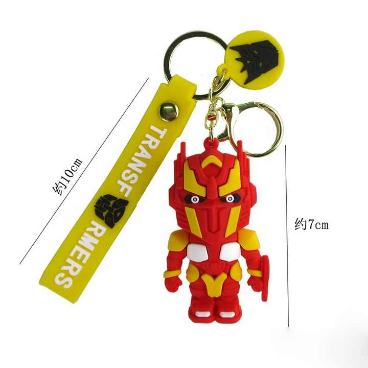 2D/3D PVC Keychains Cartoon
