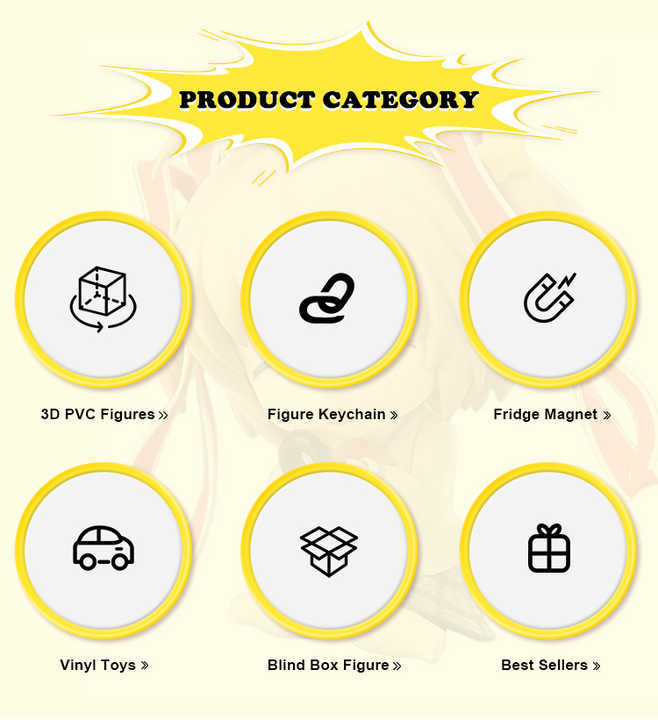 2D/3D PVC Keychains Cartoon