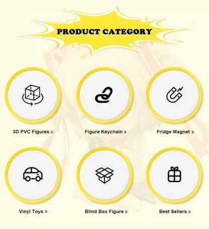 2D/3D PVC Keychains Cartoon