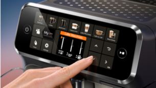 Aroma und Menge des Kaffees mit dem Coffee Customizer anpassen