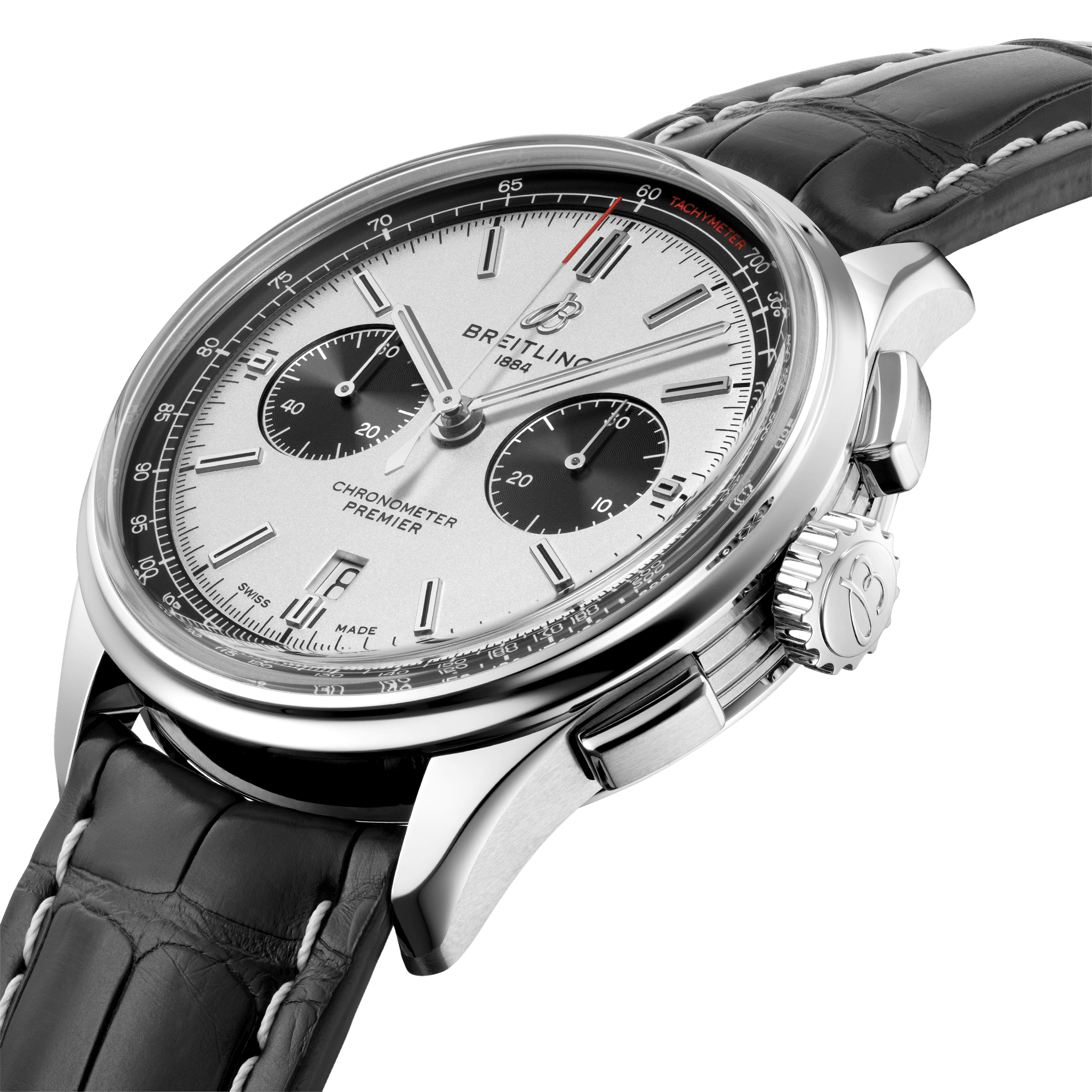 Premier B01 Chronograph 42 - Fine Steel - Silver AB0118221G1P1