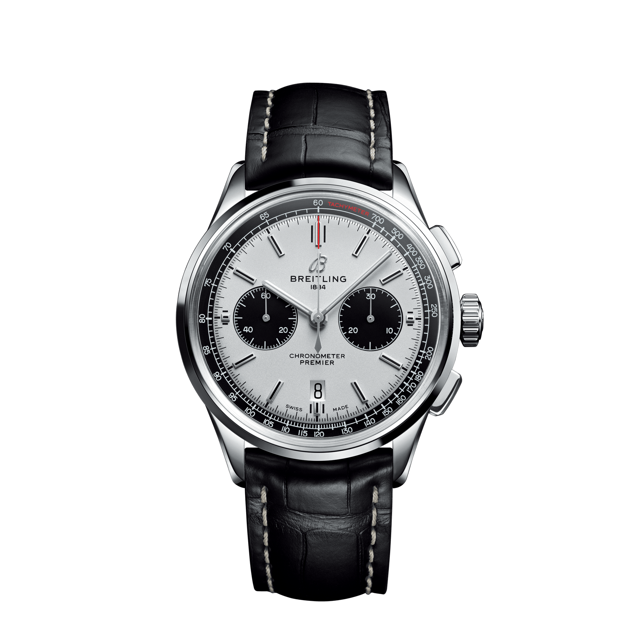 Premier B01 Chronograph 42 - Fine Steel - Silver AB0118221G1P1