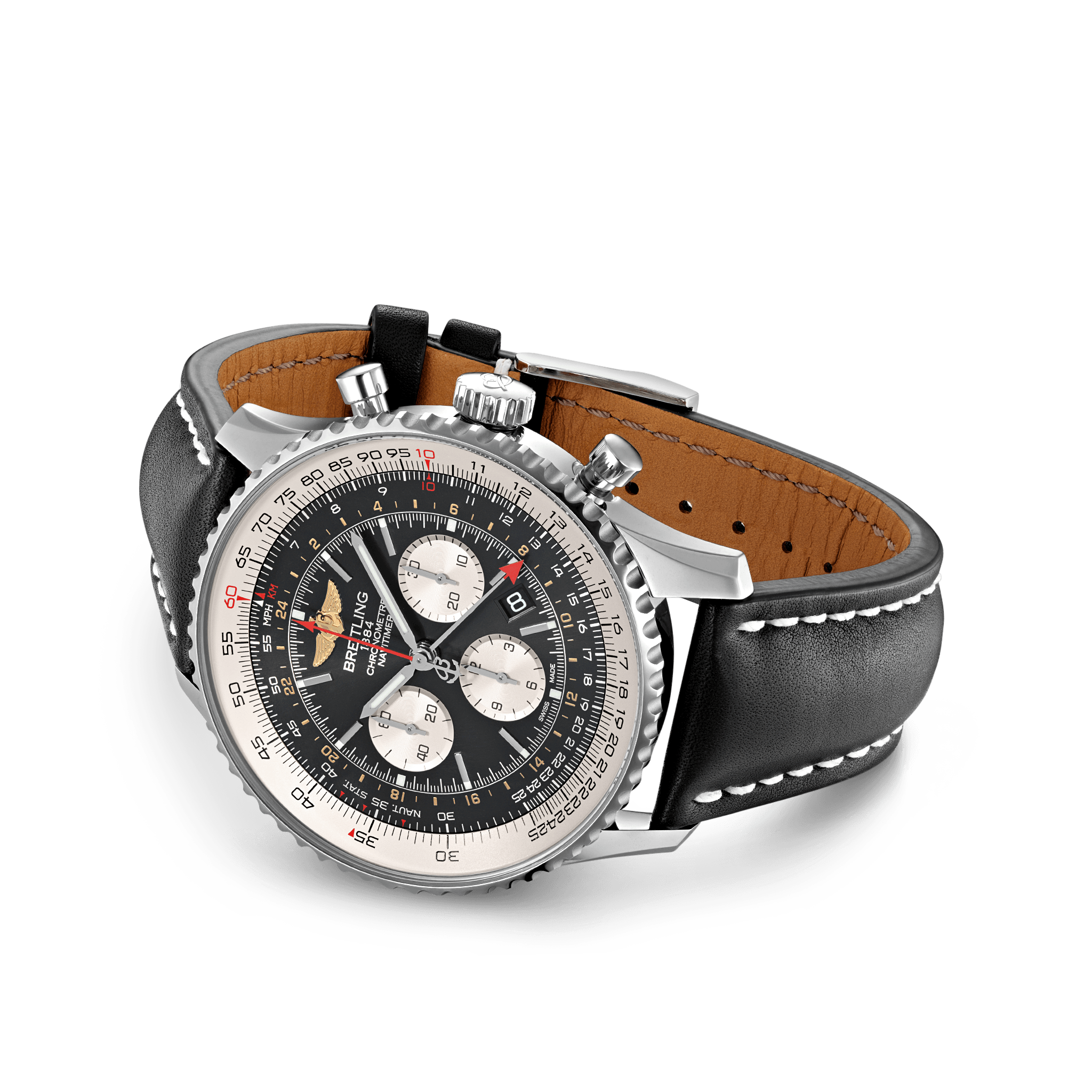Navitimer B04 Chronograph GMT 48 - Stainless Steel AB0441211B1X1