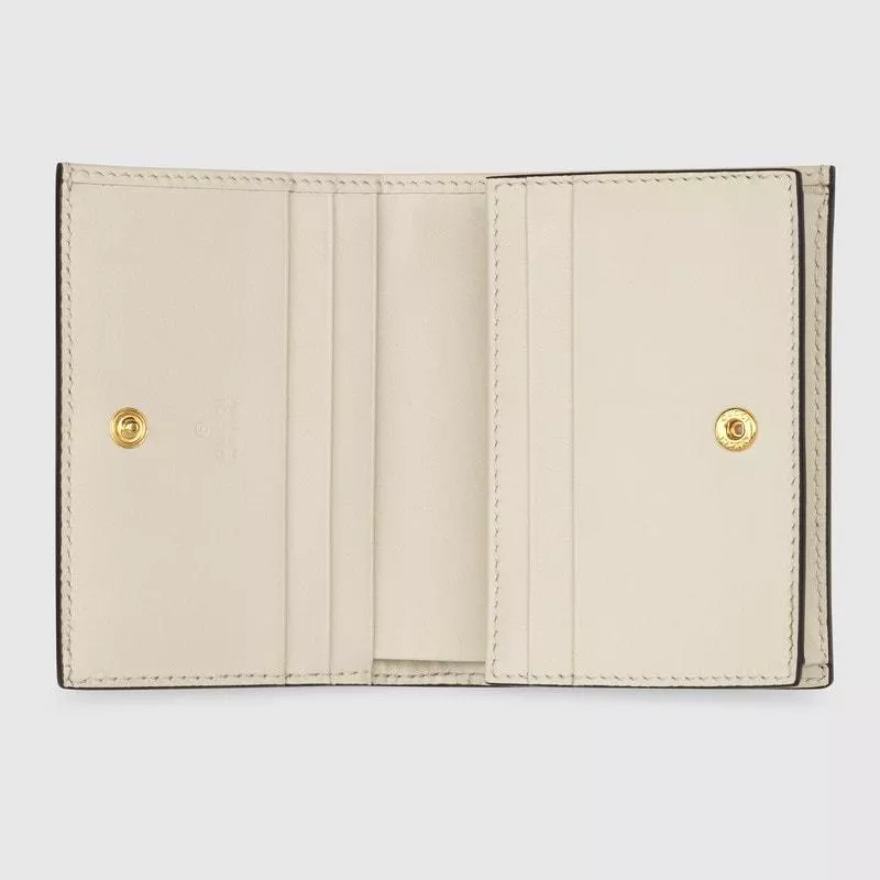 Gucci Les Pomme Card Case Wallet with Banknotes and Coin Case