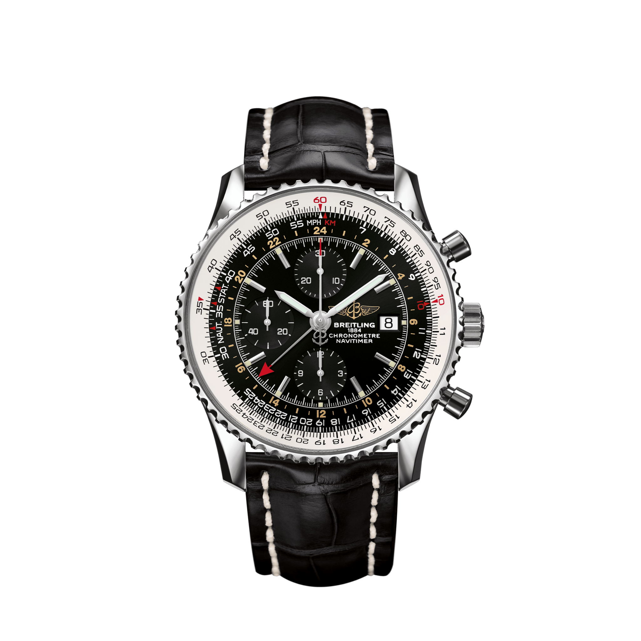 Navitimer Chronograph GMT 46 - Stainless steel - A24322121B1P1