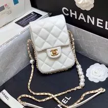 Chanel Pearl Letter Cell Phone Bag