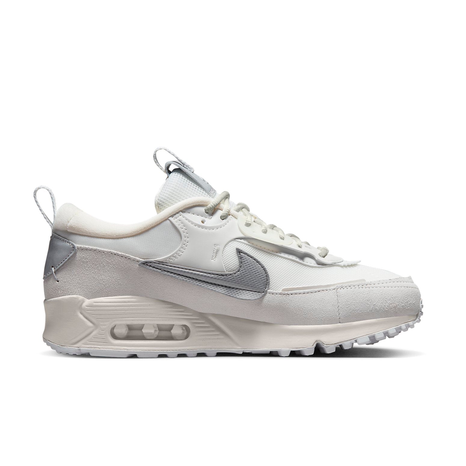 (WMNS) Nkhjgike Air Max 90 Futura 'White Metallic Silver' FB1877-110