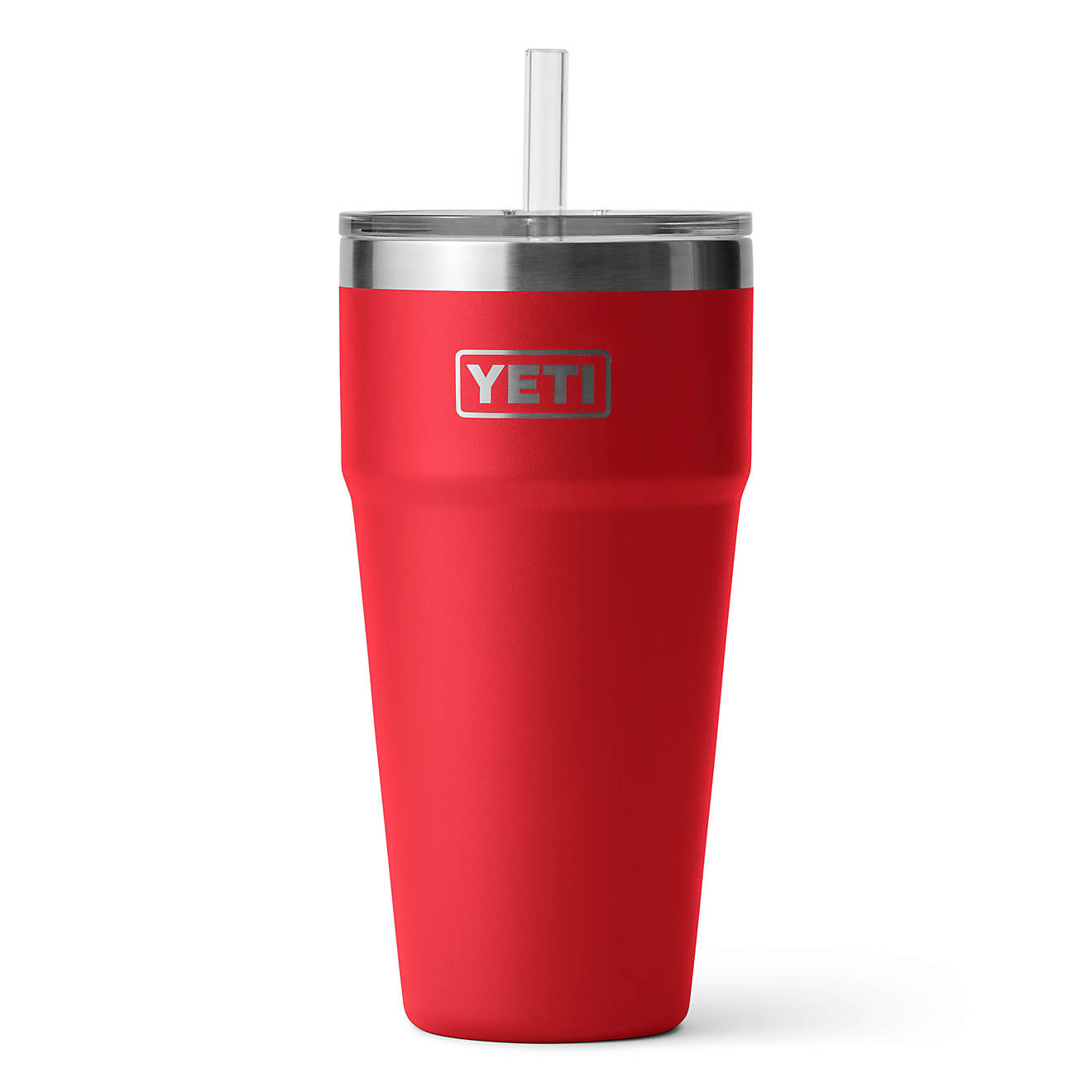 YEkhjgTI Rambler 26 oz Stackable Cup with Straw Lid