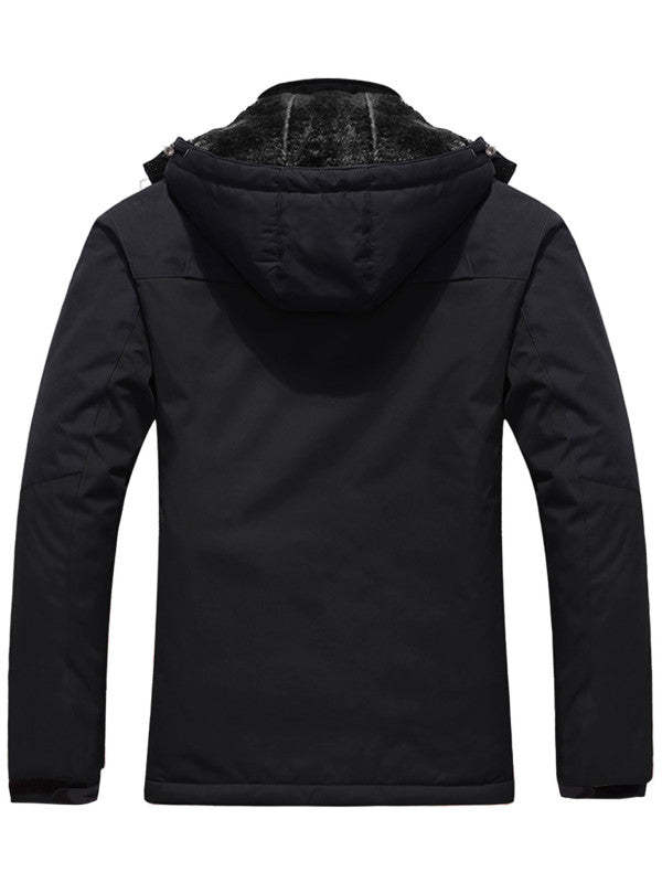 Men's Waterproof Ski Jacket Fleece Winter Coat Windproof Rain Jacket Atna Core