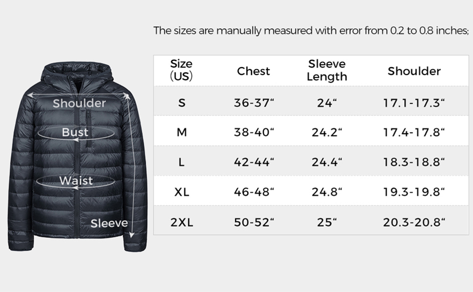 Men's Packable Down Puffer Jacket