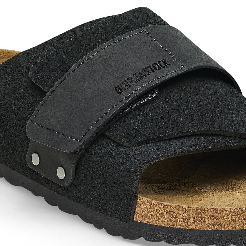 Kyoto Nubuck-Suede Leather - Black
