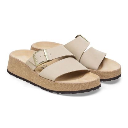 Almina Nubuck Leather - Sandcastle