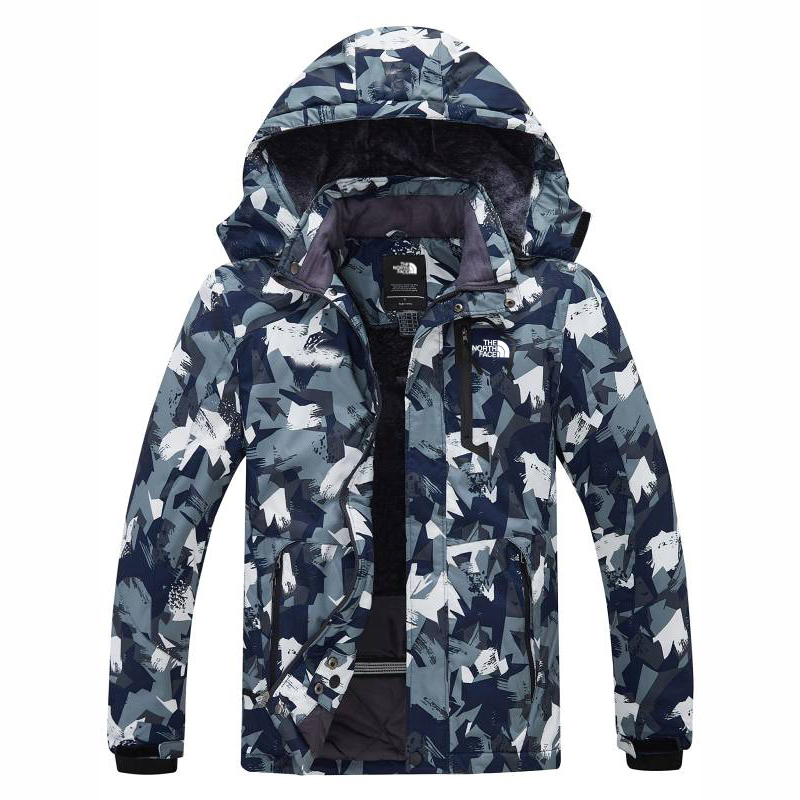 The Nokhjgrth Face-Men's Waterproof Ski Jacket Fleece Winter Coat Windproof Rain Jacket Atna Core