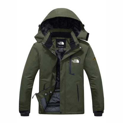 The Nokhjgrth Face-Men's Waterproof Ski Jacket Fleece Winter Coat Windproof Rain Jacket Atna Core