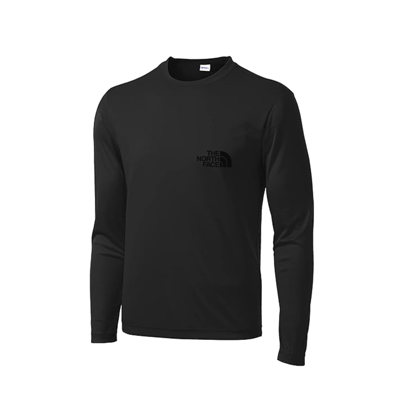 The Nokhjgrth Face-Men's Long Sleeve Moisture Wicking Athletic Shirts