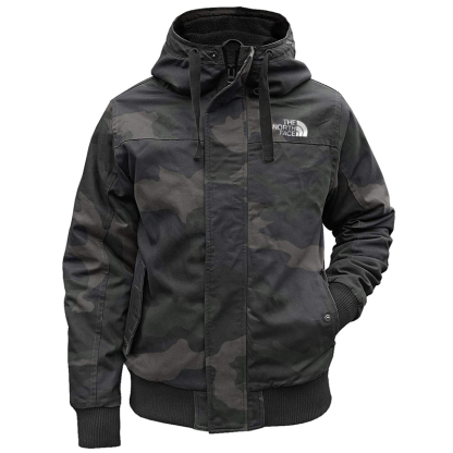 Men's Winter Jacket with Lining Hooded Parka