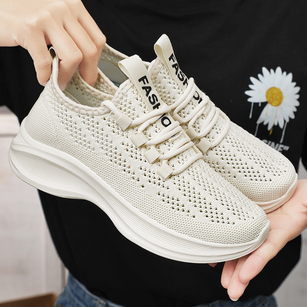 Women's summer shoes, Feiwei breathable casual shoes, fashionable shoes, women's shoes from the source manufacturer