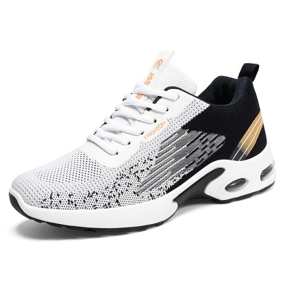 Men's new spring shoes Flywoven air-cushion shoes Men's casual shoes Sports shoes Breathable running shoes