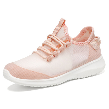 Women's Summer Shoes New Women's Shoes Mesh Shoes Lightweight Mesh Breathable Casual Shoes Running Shoes Solid Color Sports Shoes
