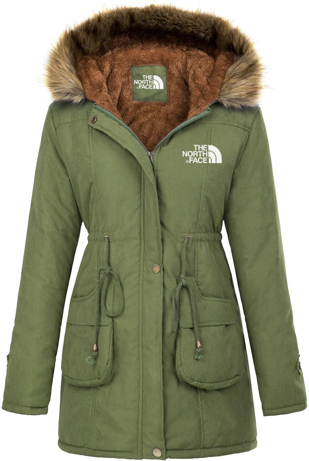 The Notherth Face-Parka d'hiver en laine pour femme