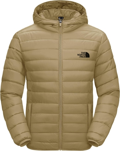 2025 TNF® Piumino leggero da uomo con cappuccio e caldo cappotto invernale