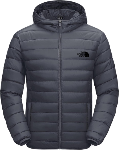 2025 TNF® Piumino leggero da uomo con cappuccio e caldo cappotto invernale