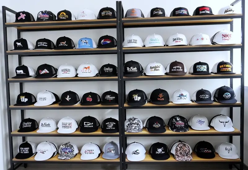 🤠Mystery Hat Box- Five Randomly Picked Flat Brim Trucker Hats (🎁💥$171 Value!) 