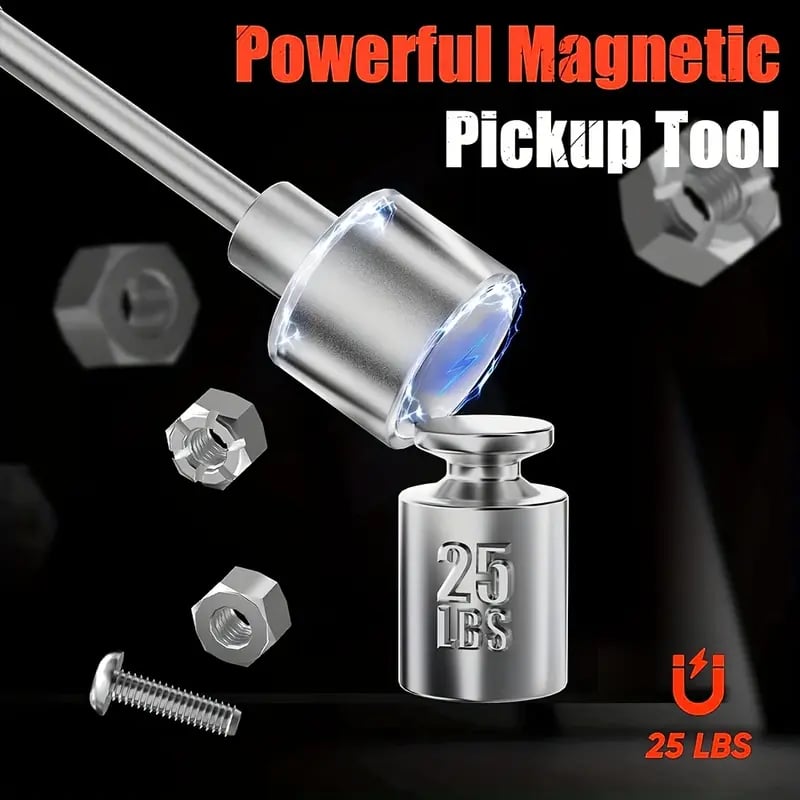 magnetic tool parts mat and telescoping magnetic pickup tool flexible magnetic tool holder pad with built in magnets 25lbs extendable magnet non electric no battery required for screw bolt Product details 4 magnetic tool parts mat and telescoping magnetic pickup tool flexible magnetic tool holder pad with built in magnets 25lbs extendable magnet non electric no battery required for screw bolt Product details 4