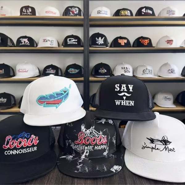 🤠Mystery Hat Box- Five Randomly Picked Flat Brim Trucker Hats (🎁💥$171 Value!) 