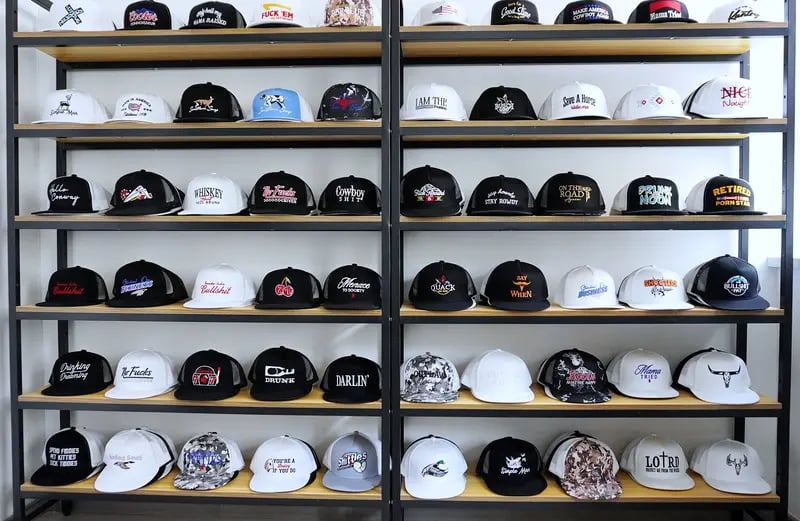 🤠Mystery Hat Box- Five Randomly Picked Flat Brim Trucker Hats (🎁💥$171 Value!) 