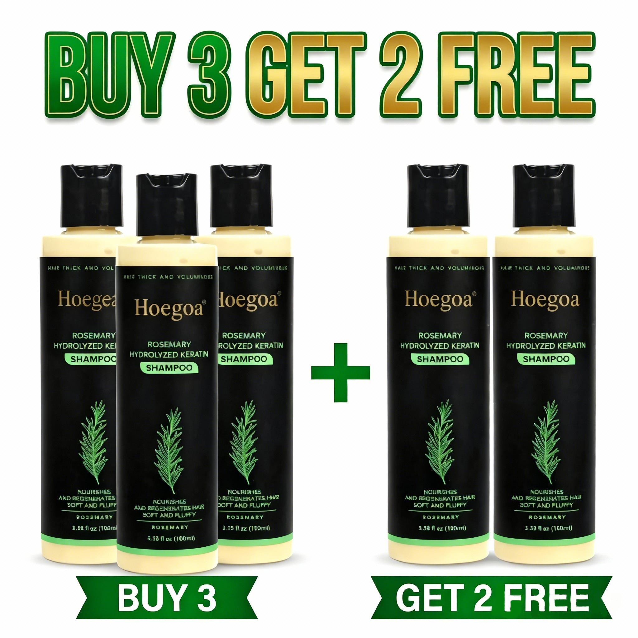 Tgideas Organic Rosemary Hair Growth Shampoo 