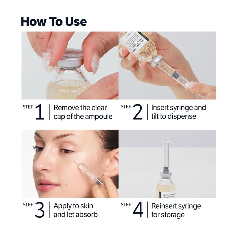 🔥HOT SALE 49% OFF✨Silk Lifting Peptide Ampoule: Korean Anti-Aging Serum for Wrinkle Care & Plumping