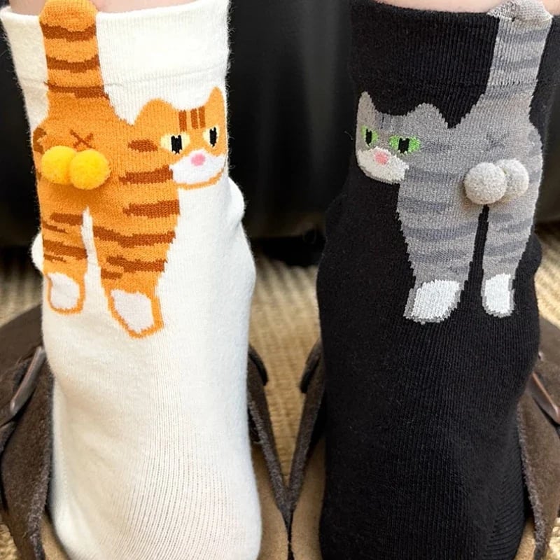 Funny Cat Socks&ndash; Pawslovestore