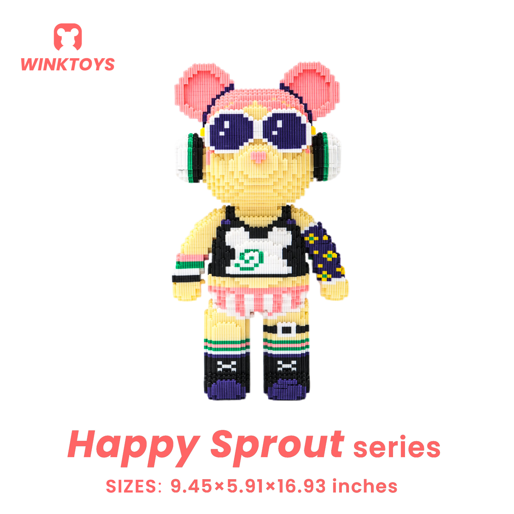Artcharya Giant Bear Building Bricks