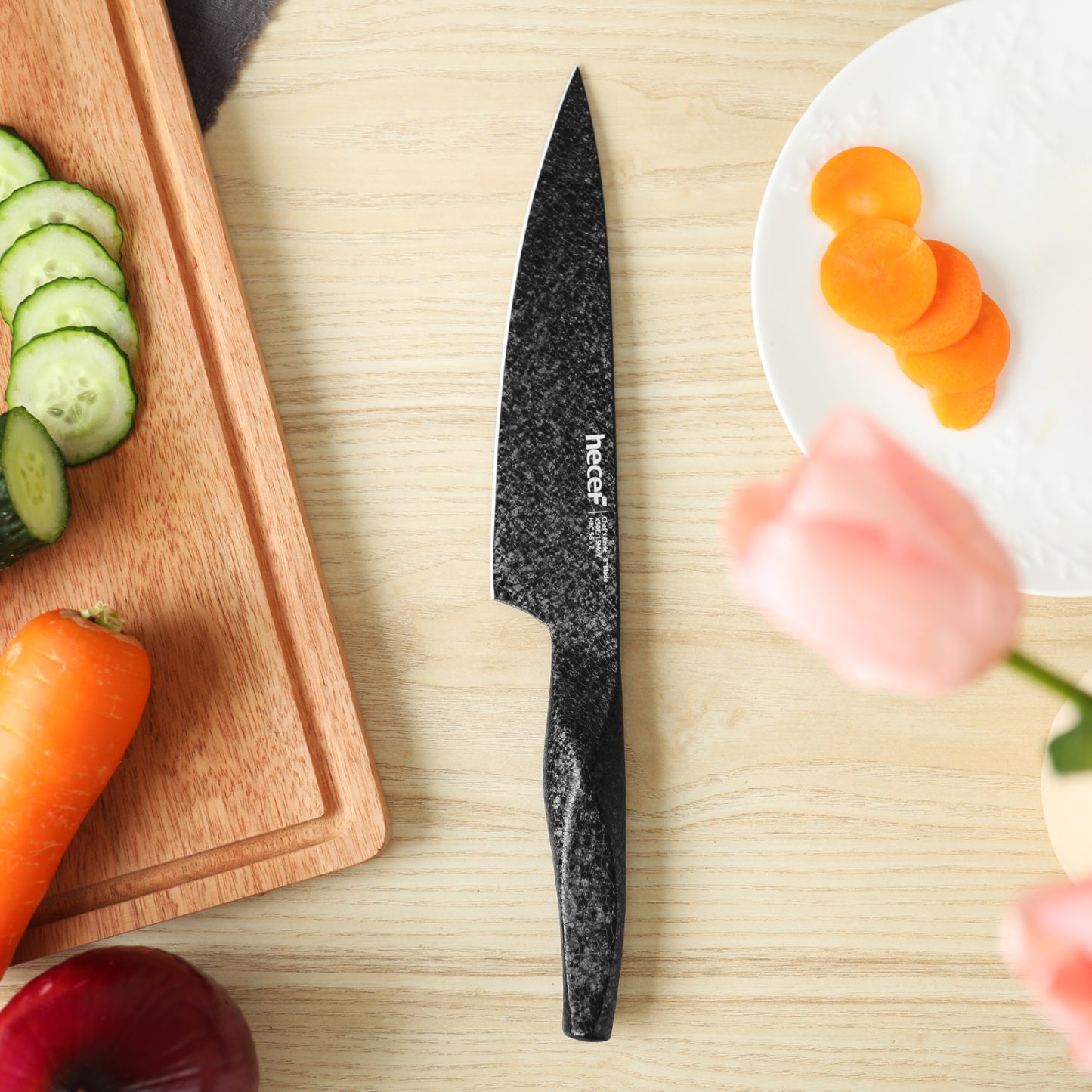 {Hecef Kitchenware}{knife}{cheese board}