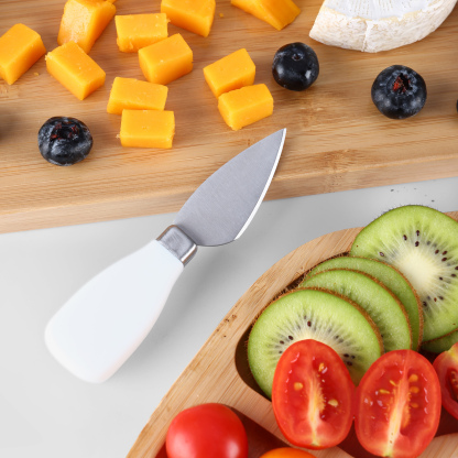 Hecef Bamboo Cheese Board and Knife Set, 13-Piece Large Charcuterie Serving Tray, 17 in