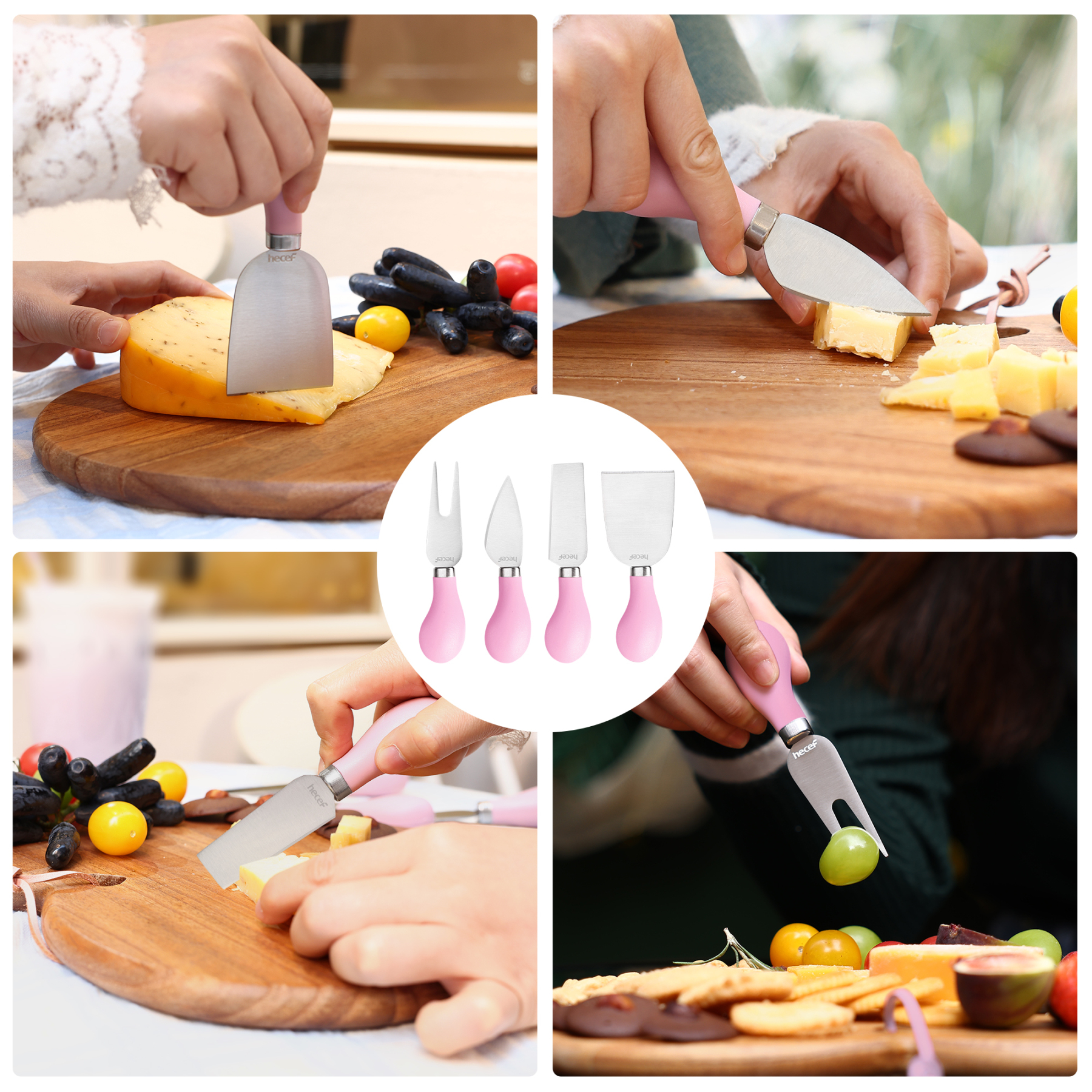 {Hecef Kitchenware}{knife}{cheese board}